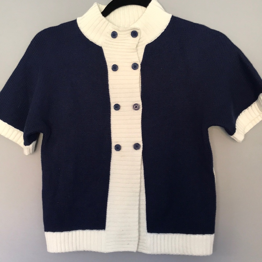 Janie and jack knit button up top size 10